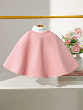 SHEIN Elladie kids معطف خارجي رائع للبنات الصغار ،للخريف/الشتاء