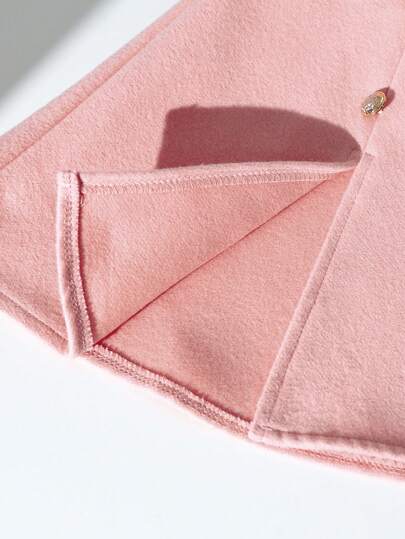 SHEIN Elladie kids معطف خارجي رائع للبنات الصغار ،للخريف/الشتاء