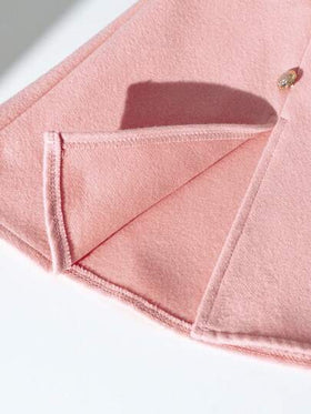 SHEIN Elladie kids معطف خارجي رائع للبنات الصغار ،للخريف/الشتاء