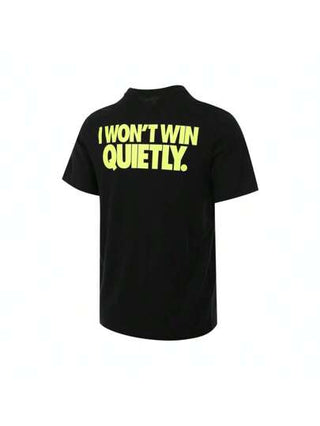تي شيرت قصير الأكمام للرجال من نايك موديل WIN QUIETLY 2024، يونيونك مضفر، لون رقم THV9487-010