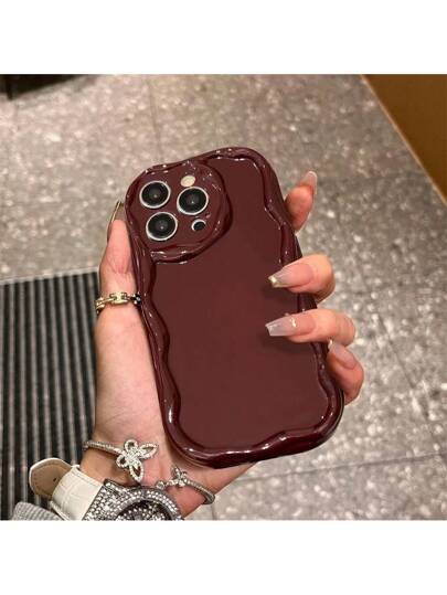 غطاء هاتف بتصميم قطرة ماء أنيق، تصميم متعدد الاستخدامات متوافق مع سلسلة هواتف أيفون 16/15/15برو/15برو ماكس/14/13/12/11/إكس إس ماكس، غطاء واقي للهاتف