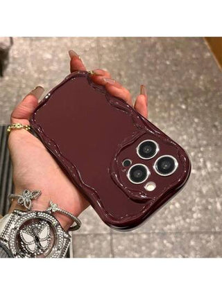 غطاء هاتف بتصميم قطرة ماء أنيق، تصميم متعدد الاستخدامات متوافق مع سلسلة هواتف أيفون 16/15/15برو/15برو ماكس/14/13/12/11/إكس إس ماكس، غطاء واقي للهاتف