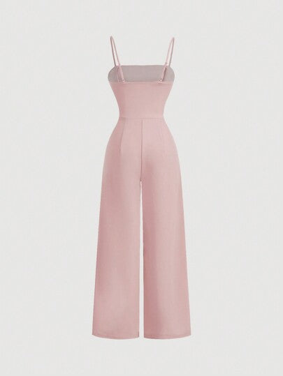 SHEIN MOD جمبسوت طويلة الساق فاخرة مزينة باللؤلؤ والبريق الوردي، جمبسوت طويلة الساق، جمبسوت زفاف للنساء، ملابس المعلمين، جمبسوت عتيقة الطراز، جمبسوت كاجوال للعمل، جمبسوت للخروج، جمبسوت رسمية، ملابس نسائية لرأس السنة، ملابس نسائية، جمبسوت أنيقة، جمبسوت نسا