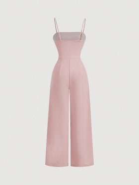 SHEIN MOD جمبسوت طويلة الساق فاخرة مزينة باللؤلؤ والبريق الوردي، جمبسوت طويلة الساق، جمبسوت زفاف للنساء، ملابس المعلمين، جمبسوت عتيقة الطراز، جمبسوت كاجوال للعمل، جمبسوت للخروج، جمبسوت رسمية، ملابس نسائية لرأس السنة، ملابس نسائية، جمبسوت أنيقة، جمبسوت نسا