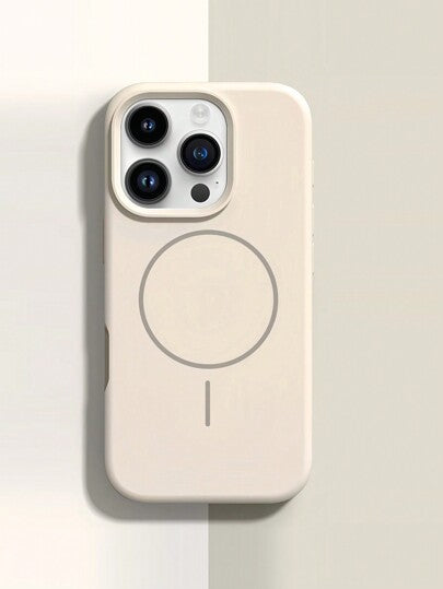 غلاف هاتف مغناطيسي من السيليكون السائل متوافق مع iPhone 16 Pro Max