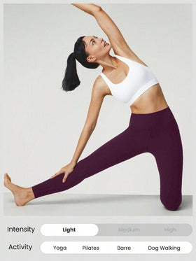 GLOWMODE طماق جيب الجانب ارتفاع عالي FeatherFit™ 24بوصة