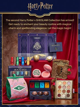 Harry Potter™ X SHEGLAM حقيبة مكياج Sweet Shop ديكور عيد الحب هدية حب شتاء مكياج حفلة شاطئ سفر عطلة تخييم في الهواء الطلق هدية وردة فتاة الموضة رأس السنة مستحضرات التجميل تنكر أفضل رحلة مهرجانات لون خيالي سحر المدرسة الحرم الجامعي أجواء Cny علامة تجارية ج