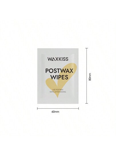 شرائط الشمع الوجه WAXKISS - مناسبة لجميع أنواع البشرة منخفضة الحساسية - لإزالة شعر الوجه للنساء - حزمة منزلية 10 (20 ورقة) شرائط شمع الوجه ، برائحة الصبار والورد