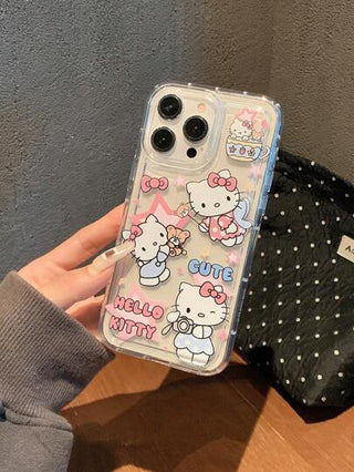 Sanrio غطاء هاتف واقي عالي الجودة بتصميم نمط نجمي حصري ، متوافق مع سلسلة هواتف سامسونج جالكسي: 11، 12، 13، 14، 15، 16 برو، 16 برو ماكس، 14 بلس، 15 بلس، 16 بلس، XR، XSM، جالكسي S25