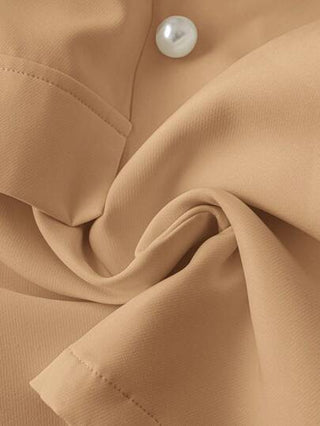 Modelyn بليزر كاجوال أنيق باللون الأحادي مناسب للارتداء اليومي