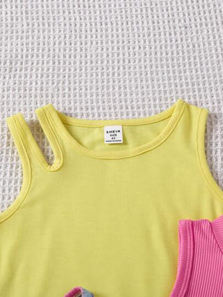 SHEIN Lunivi ملابس علوية حصان أنبوبي كاجوال للفتيات الشابات بأنواع من خطوط الرقبة المختلفة للربيع