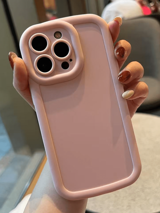غطاء هاتف وردي بسيط متوافق مع أجهزة iPhone ، Honor ، حالة ناعمة مقاومة للصدمات ، متوافق مع Mi ، Redmi ، Realme ، لمس مطفي مقاوم للبصمات ، متوافق مع Oppo ، Vivo ، غطاء نسيج قطن غزل الحلوى الوردي