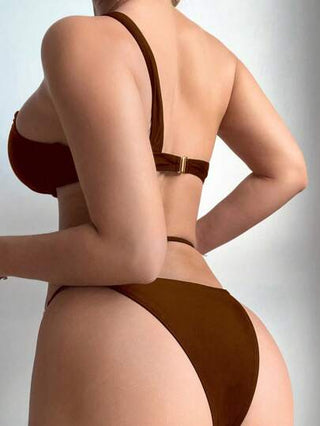 Swim SXY بيكيني نسائي، ارتداء كاجوال وبسيط للاستخدام اليومي الصيفي