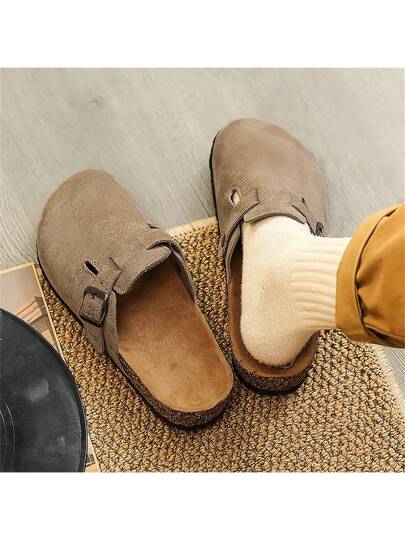 خفاف خشبية للرجال، صنادل مفتوحة الأصابع، صنادل قابلة للارتداء، مولات كاجوال، أحذية صيفية مريحة، للأزواج، للمكتب والأوقات الحرة