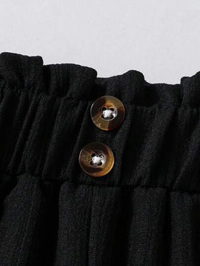 SHEIN 3 قطع بنطلونات فضفاضة واسعة الساق مريحة للفتيات المراهقات، مناسبة للربيع والخريف