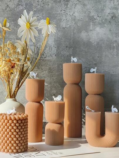 Cirelle زجاجة عطر من الشمع العطري من شمع الصويا وشمع النحل - بدون دخان ، له رائحة دائمة للديكور المنزلي ، مثالي لإضاءة غرفة النوم و هدايا DIY مناسبة لديكور المنزل ، المدفأة ، الغرفة المعيشية ، الديكور المركزي ، المكتب ، هدايا عيد الحب ، طقم الشموع ، شموع