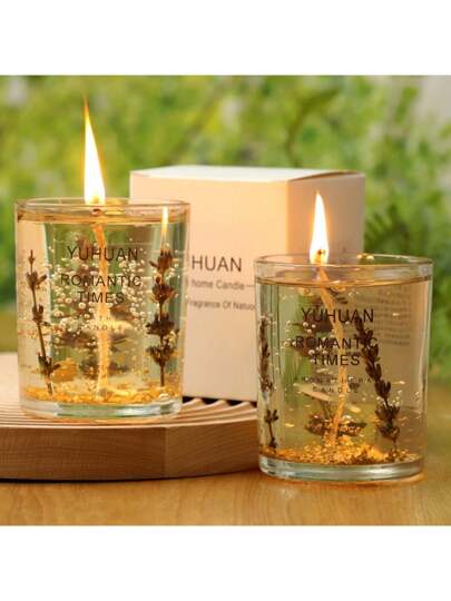 1 شمعة معطرة بالزيوت الأساسية والعطور الزهرية في كأس زجاجي، ديكور وهدية للغرفة، مدة الاحتراق تقريبًا 20 ساعة، 160 جرام/قطعة، هدية عيد، هدية حفلة، ديكور عيد، هدية عيد ميلاد، ديكور حفلة
