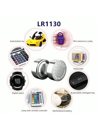 بطاريات ألكالين قرص 10-50 قطعة AG10 SR1130 LR1130 189 بطاريات السيارات مع هدية مفك براغي 1 قطعة خلايا عملة 1.5 فولت AG10 LR54 L1131 389A لساعات التوقيت
