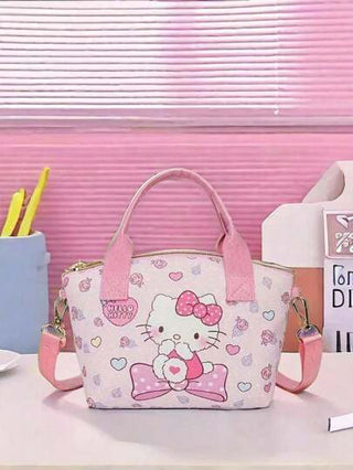Sanrio حقيبة ظهر بسعة كبيرة مع صور سانريو هالو كيتي ، كورومي وماي ميلودي ، هدية لأعياد الميلاد وعيد الشكر وعيد الحب