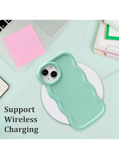 1 قطعة حافظة هاتف فاخرة ناعمة مع تغطية كاملة وفتحات مفتوحة ، متوافقة مع هواتف iPhone 11, 12, 13, 14, 15, 16 و Galaxy A16 4G/5G و OPPO A54 و Realme C11 (2020)