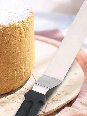 مجموعة 3 قطع آلة تنعيم الكيك، مجموعة آله تحديد زخرفة الكيك من الفولاذ المقاوم للصدأ للتسوية - مقاسات 6 بوصة، 8 بوصة، 10 بوصة أدوات زخرفة الكيك عودة إلى المدرسة