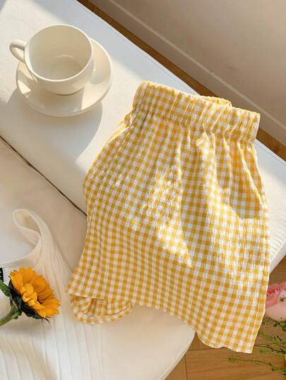 Comfortcana شورت كاجوال منقوش، تصميم بسيط وعصري للارتداء اليومي