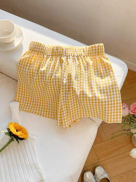 Comfortcana شورت كاجوال منقوش، تصميم بسيط وعصري للارتداء اليومي