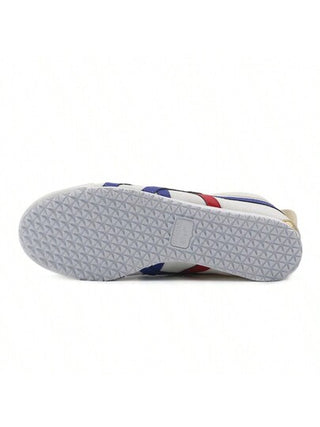 Onitsuka Tiger أحذية كاجوال منخفضة الكعب كلاسيكية قماشية من نوع MEXICO 66 للنساء والرجال، مرنة وخفيفة الوزن مع امتصاص للصدمات وميزة عدم الانزلاق، بلاتيني 1183B475-100