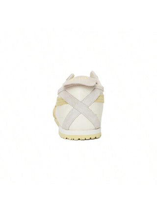 Onitsuka Tiger أحذية رياضية رجالية ونسائية من طراز MEXICO 66 VIN كاجوال عتيقة، مقاومة للتآكل وخفيفة الوزن، أحذية جري عصرية على شكل كعب منخفض، لون بيج 1183B391-103