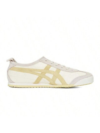 Onitsuka Tiger أحذية رياضية رجالية ونسائية من طراز MEXICO 66 VIN كاجوال عتيقة، مقاومة للتآكل وخفيفة الوزن، أحذية جري عصرية على شكل كعب منخفض، لون بيج 1183B391-103