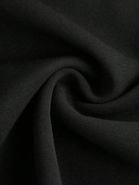 SHEIN Girlism بنطلون أنيق سايب الوسط بساق واسعة للبنات في سن المراهقة، مع حزام