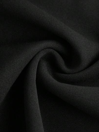 SHEIN Girlism بنطلون أنيق سايب الوسط بساق واسعة للبنات في سن المراهقة، مع حزام