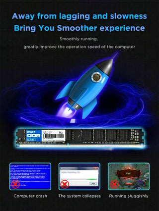 وحدة ذاكرة عشوائية DDR3 عالية الأداء 4 جيجابايت/8 جيجابايت 1600 ميجاهرتز PC3-10600 4 جيجابايت ذاكرة سطح مكتب جديدة Dimm جودة CL9، بدون تخزين مؤقت مزدوج الرتبة 240-دبوس UDIMM ترقية ذاكرة الكمبيوتر المكتبي (SDRAM)