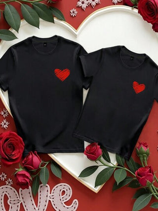 Manfinity Homme تي شيرت تي شيرت قصير الأكمام كاجوال للرجال، بسيط وعصري للارتداء اليومي ، كهدية لعيد الحب