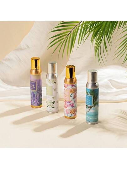 1 قطعة معطر هواء مبتكر من الألومنيوم. 180مل (6.33 أونصة) بخاخ مزيل عرق ومزيل روائح، رذاذ طويل الأمد، مناسب لغرفة المعيشة والنوم والحمام والاحتفالات وعيد الحب وللهدية للصديقة والفنادق والسفر والمنزل، رائحة قوية، بخاخ مزيل روائح للملابس، سهل الحمل