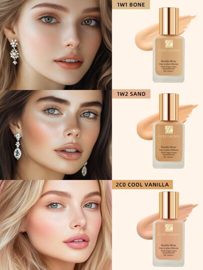 Estée Lauder المكياج المقاوم للبقاء في مكانه - 1 أونصة سائلة/ 30مل - 1W1 BONE