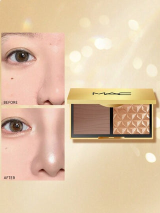 MAC باليت سكلبت اند غلو ديو هايلايت وكونتور من ماركة ام.ايه.سي بحجم 0.12اونصة/3.5جرام لكل منها