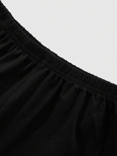 SHEIN طقم بيجامة طباعة ألعاب للرجال