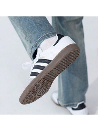 Adidas Originals أحذية أصلية سمبا OG - للرجال والنساء, أحذية ذات نعل مطاطي وطراز شارع كلاسيكي B75806