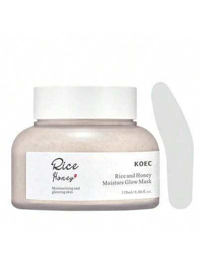 KOEC قناع الأرز والعسل المنشط لكل أنواع البشرة، رعاية المسام والشحوم، قناع وجه طيني من الأرز أحد العناية الكوريّة للبشرة