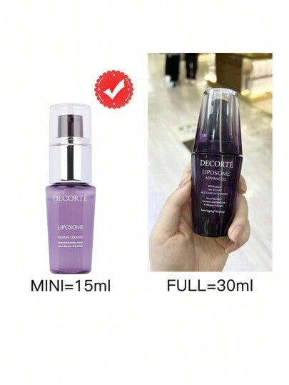 DECORTÉ سيروم DECORTE[Mini]MOISTURE LIPOSOME 15مل لتعزيز الترطيب. ينفذ إلى خلايا البشرة السطحية بشكل كامل ويرطب بشكل البشرة الجافة والمتقشرة أو المشكلة. ينتشر بلمسة رطبة ويجعل بشرتك حريرية ناعمة ويعمل طوال الليل ليتم الإحساس بنعومتها من داخل البشرة...