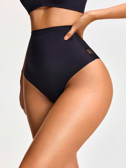 Shape 2 عبوة مجموعة سروال داخلي شكل عالي الخصر والمشكل للجسم، شورت داخلي رافع للمؤخرة وضابط للخصر