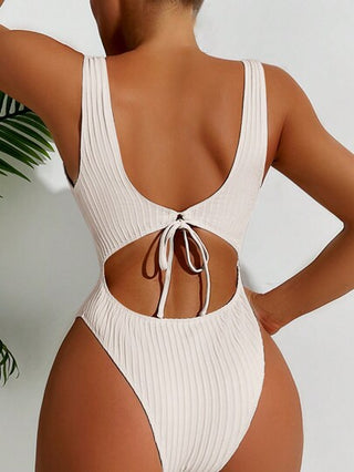 مايوه حريمي قطعة واحدة Swim SXY بدلة سباحة واحدة القطعة ذات الحزام العريض ذات اللون الأحادي والشكل المحدد، بتصميم بسيط وأنيق، للارتداء اليومي والعطلات الصيفية على الشاطئ
