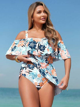 Swim Lushoire ملابس شاطئ جديدة للنساء، طقم سترة واقية من الحك وتنورة سباحة مناسبة للشاطئ والسبا في إجازة الصيف