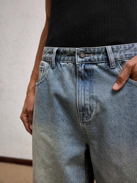 AKNOTIC Business Casual بنطلون جينز رجالي مستقيم النسيج ذو خصر متوسط، مناسب للخريف، للرقص والحفلات
