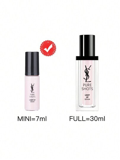 Yves Saint Laurent سيروم YVES SAINT LAURENT / YSL [ميني] PURE SHOTS LIGHT UP ذو حجم 7 مل - سيروم مضيء يفتح ويحسن لون البشرة فورًا. مفتح، خالٍ من البارابين والكبريتات، خفيف الوزن.