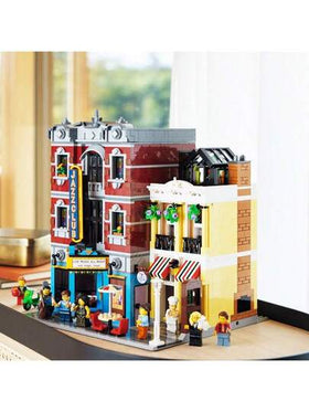 LEGO 10312 الجاز نادي بيتزا مخزن شارع الإبداعية الفتيان والفتيات بناء اللعب الأطفال