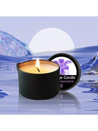 EVODUCK شموع معطرة، شموع زيت أساسي للتدليك في علب معدنية، شموع زيت جوز الهند للجسم، مناسبة لغرفة النوم والحمام، عطر دائم، مشبعة بالزيوت الأساسية، هدية مثالية للأصدقاء والعائلة، علبة شموع عطرية للعلاج بالروائح، مناسبة للسفر وعيد الميلاد وعيد الحب وعيد الأم