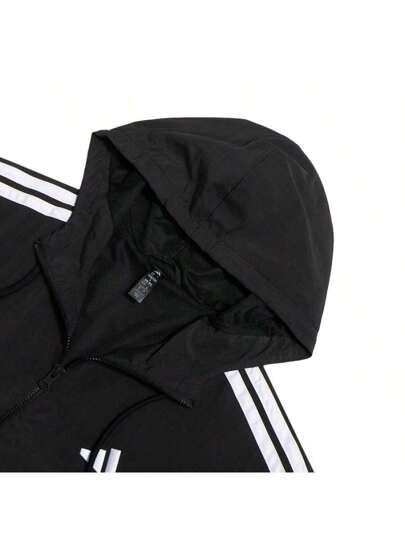 Adidas جاكيت هوديي منسوجة للنساء، طراز W 3S WV WB JZ2162