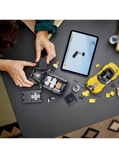 LEGO سيارة لعبة ليغو سبيد تشامبيونز مرسيدس-AMG G 63 ومرسيدس-AMG SL 63 F1، مجموعة مركبات للأطفال، 2 طقم بناء مع 2 شخصية سائق مصغرة، سيارة لعبة قابلة للتحويل هدية للأولاد والبنات، 76924